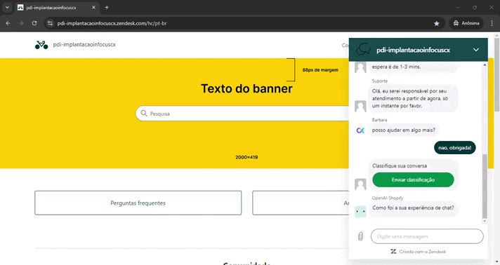 CSAT Personalizável da Zendesk.gif